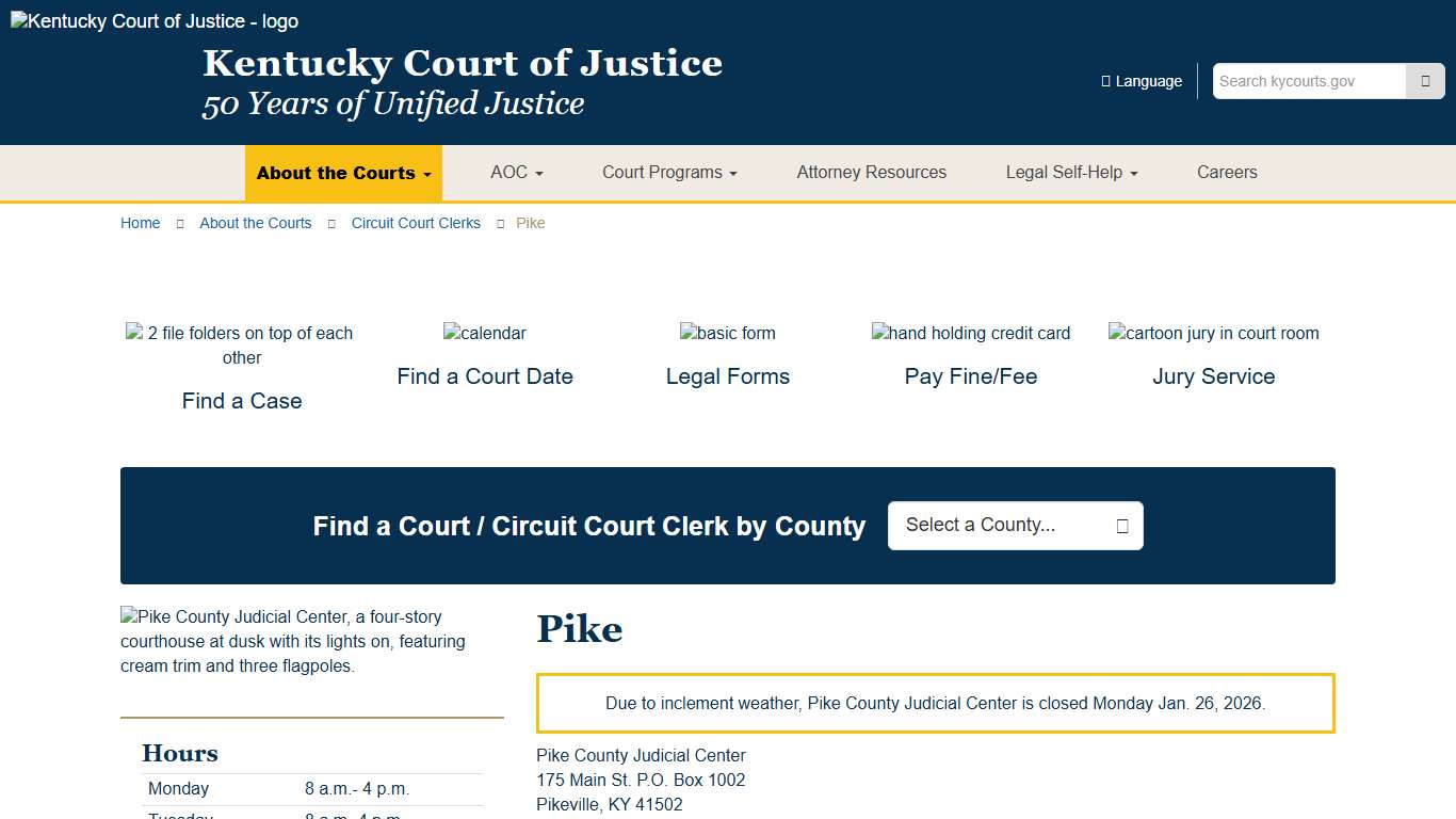 Pike - Kentucky Court of Justice